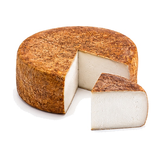 Tome au Lait de Chèvre fumée coupe