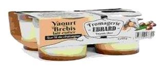 Yaourt Brebis sur lit de Marrons NOUVEAU !