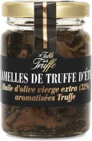 Lamelles de truffe Aestivum à l'huile d'olive
