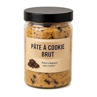 Pâte à Cookie Brut Fabriqué sur Nice par des ingrédients Premium